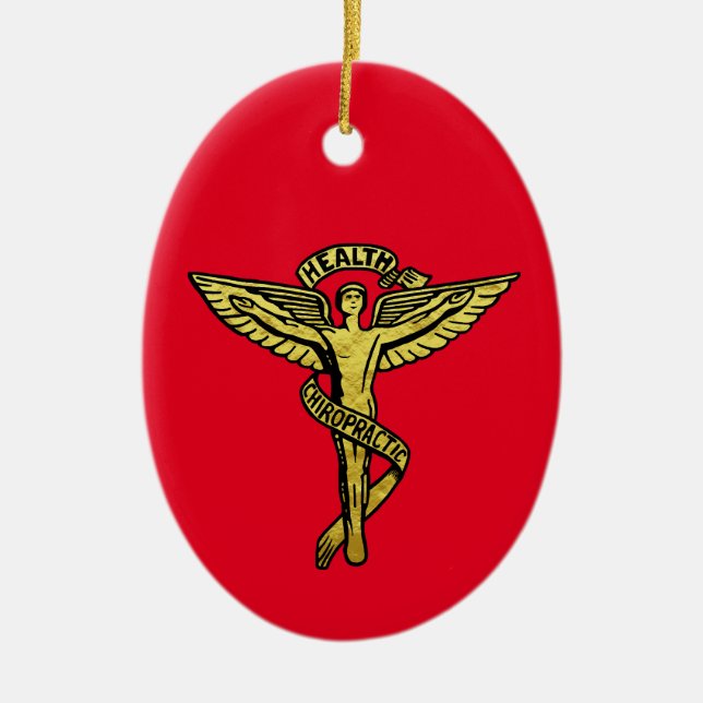 Chiropractic Medical Symbol Christmas Ornament (Front)