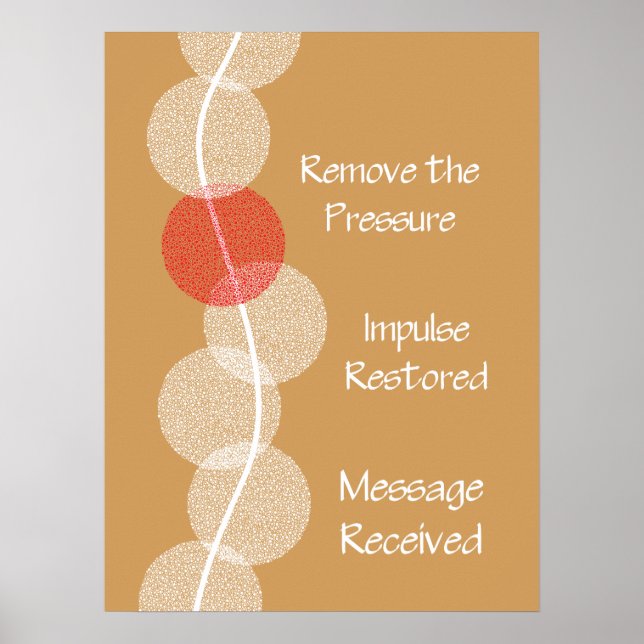 Chiropractic Nerve Impingement Poster Customise (Front)