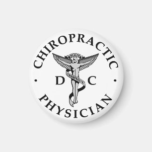 Chiropractic Physician Logo Magnet