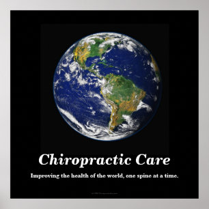 Chiropractic Poster: Improving the World's Health Poster