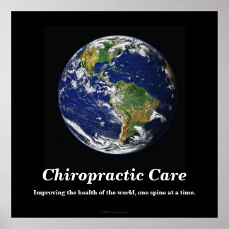Chiropractic Poster: Improving the World's Health Poster