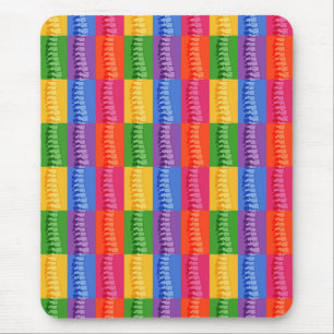 Chiropractic Spine Pop Art Mousepad