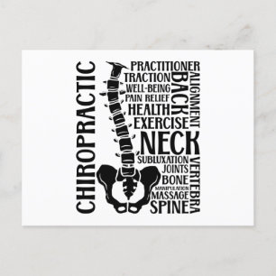 Chiropractic Spine Therapist Chiro Chiropractor Postcard