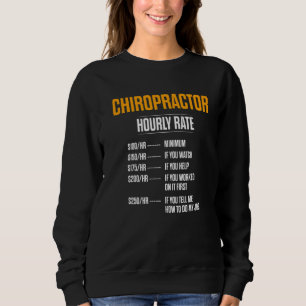 Chiropractic Spine Treatment Spinal Chiropractor Sweatshirt