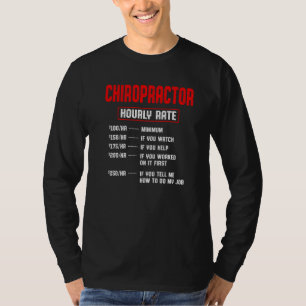 Chiropractic Spine Treatment Spinal Chiropractor T-Shirt