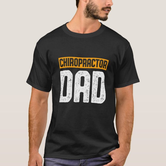 Chiropractic Spine Treatment Spinal Chiropractor   T-Shirt (Front)