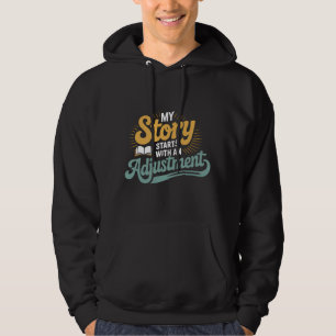 Chiropractic Student Motivation Spine Quote Hoodie