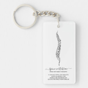 chiropractic Therapist Orthopedic Chiropractor Key Ring