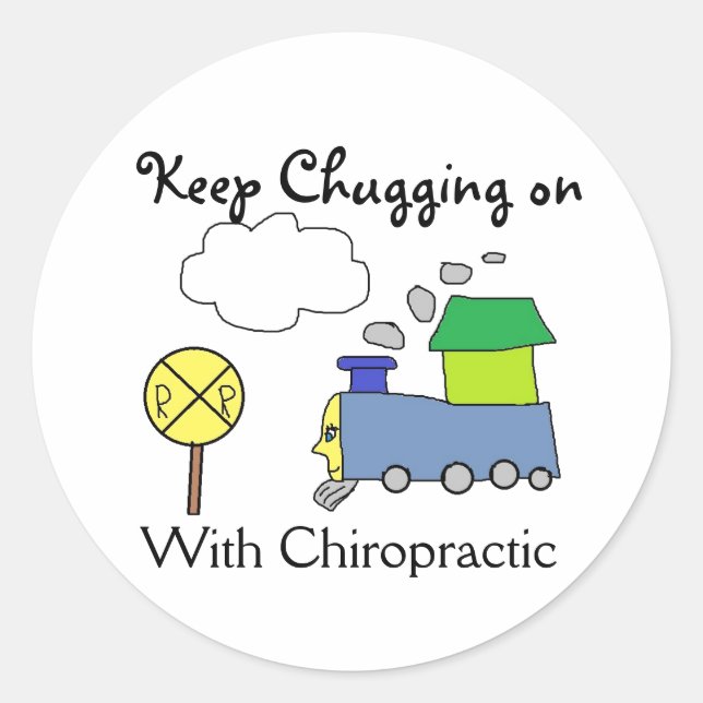 Chiropractic Train Stickers (Front)