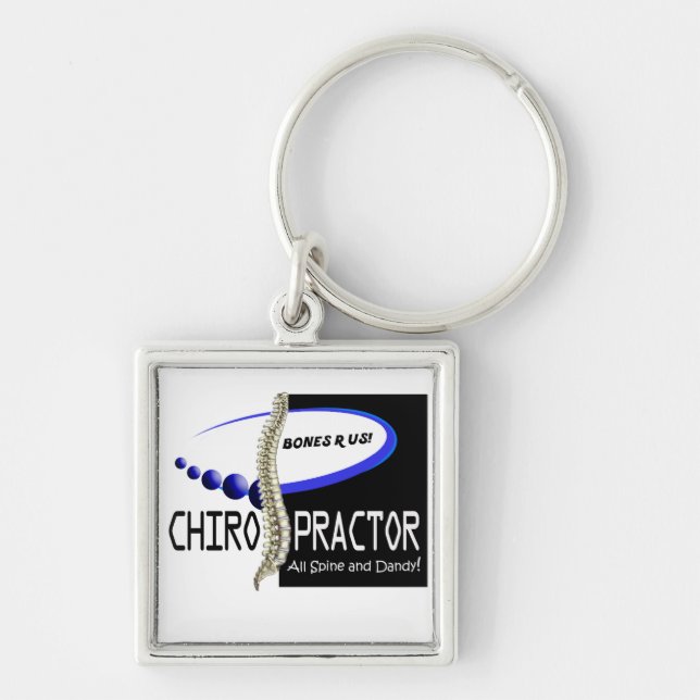 CHIROPRACTOR - ALL SPINE AND DANDY - BONES R US KEY RING (Front)
