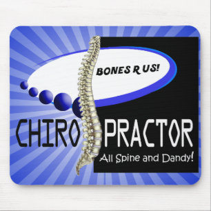 CHIROPRACTOR - ALL SPINE AND DANDY - BONES R US MOUSE PAD