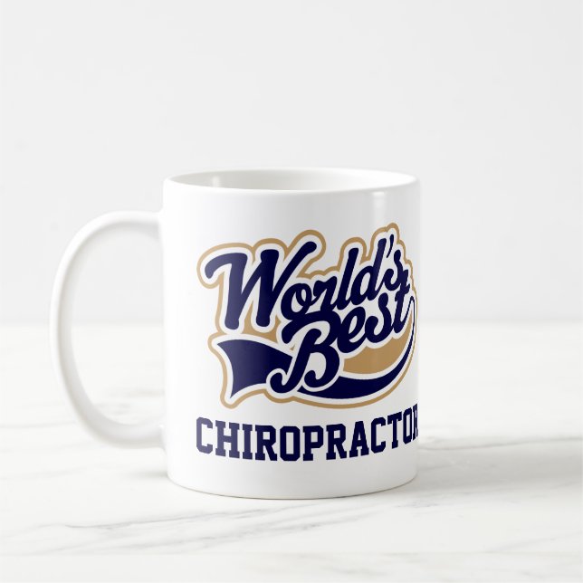 Chiropractor Appreciation Thank You Gift Coffee Mug (Left)