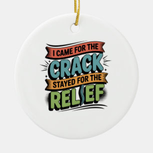 Chiropractor Back Relief Funny Gift Ceramic Ornament