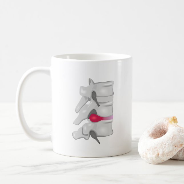 Chiropractor Back Surgeon Coffee Mug (With Donut)