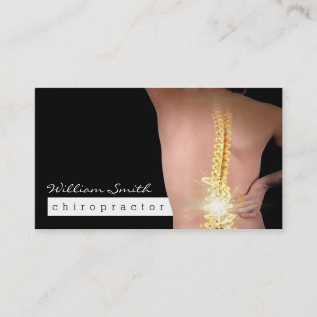 Chiropractor Business Card (Front)