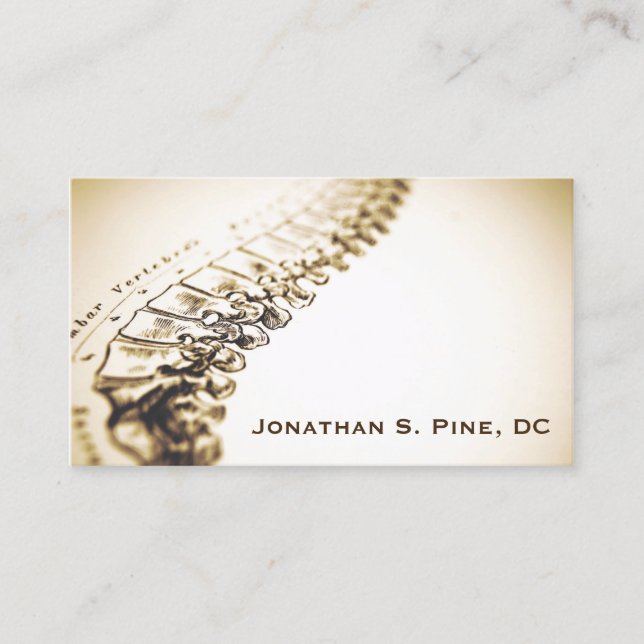 Chiropractor Business Cards (Front)