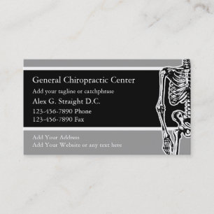 Chiropractor Business Cards