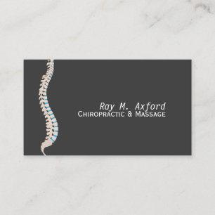 Chiropractor, Chiropractic, Health Business Card