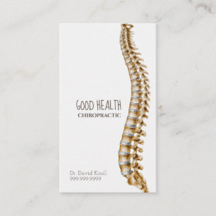 Chiropractor Chiropractic Health Wellness Clinic Business Card