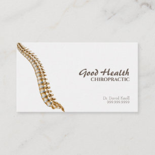 Chiropractor Chiropractic Health Wellness Clinic Business Card