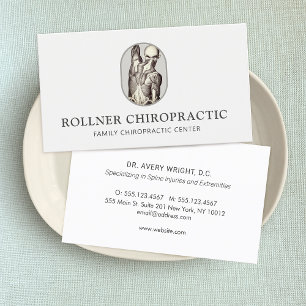 Chiropractor Chiropractic Spinal Injury  Business Card