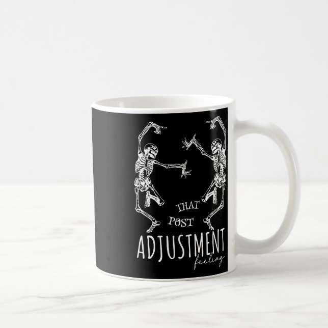 Chiropractor Dancing Skeletons That Post Adjustmen Coffee Mug (Right)