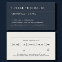 Chiropractor Doctor Office Appointment Reminder