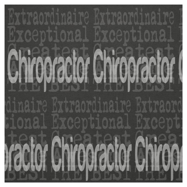Chiropractor Extraordinaire Fabric (Swatch)