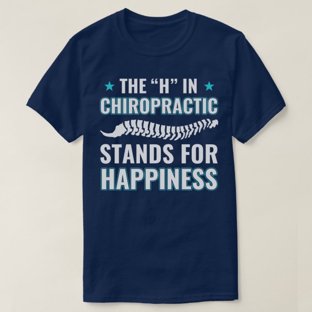 Chiropractor Funny Chiropractic Assistant Student T-Shirt (Design Front)