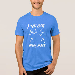 Chiropractor Got Your Back Spine Adjustor Dad Tri-Blend Shirt