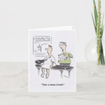 Chiropractor Greetings Card