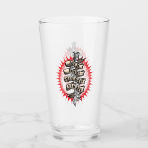 Chiropractor Life is Happier When you're aligned Glass