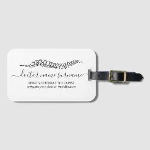 Chiropractor Orthopaedic Doctor Luggage Tag