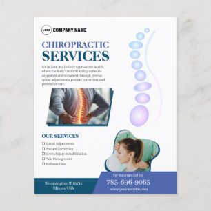 Chiropractor Services Custom Flyer