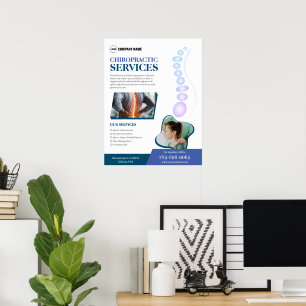 Chiropractor Services Custom Poster