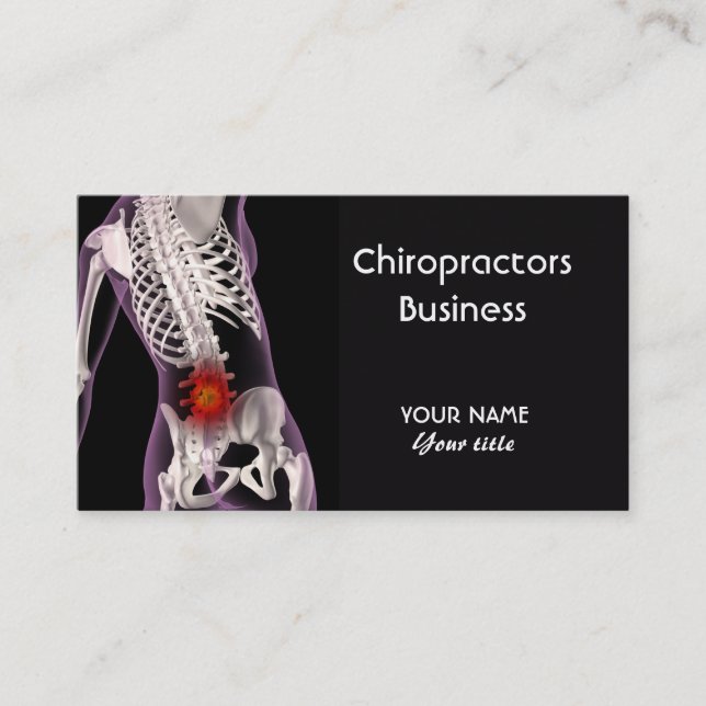 Chiropractors Business Card (Front)