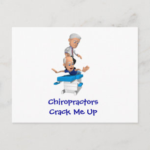 Chiropractors Crack Me Up Postcards
