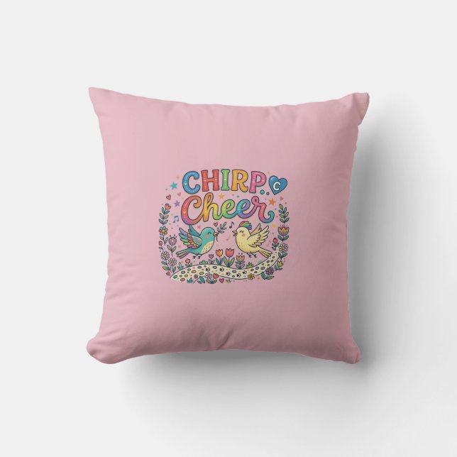 Chirp Cheer Cushion (Front)