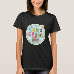 Chirp Cheer: Joyful Singing Bird Tee" T-Shirt