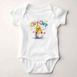 Chirp Chirp Baby Chick Easter Outfit Baby Bodysuit