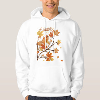 Chirping birds and pleasant autumn hoodie