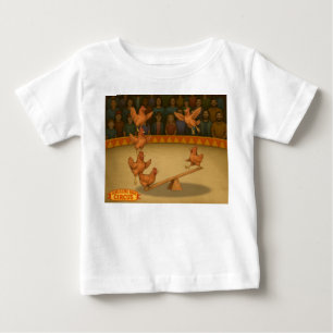 Chirpy Chickens acrobat squad Baby T-Shirt