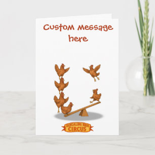 Chirpy Chickens acrobat squad Card