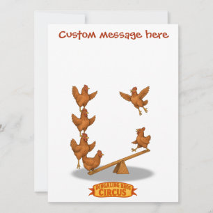 Chirpy Chickens acrobat squad Card