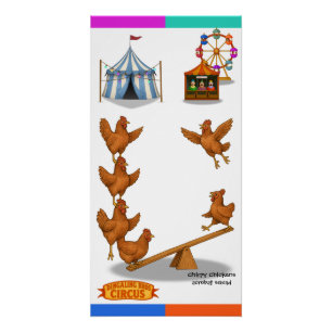 Chirpy Chickens acrobat squad Poster