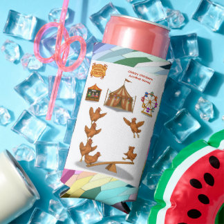 Chirpy Chickens acrobat squad Seltzer Can Cooler