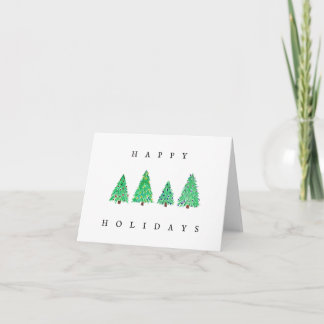 Chirpy Christmas Tree Card