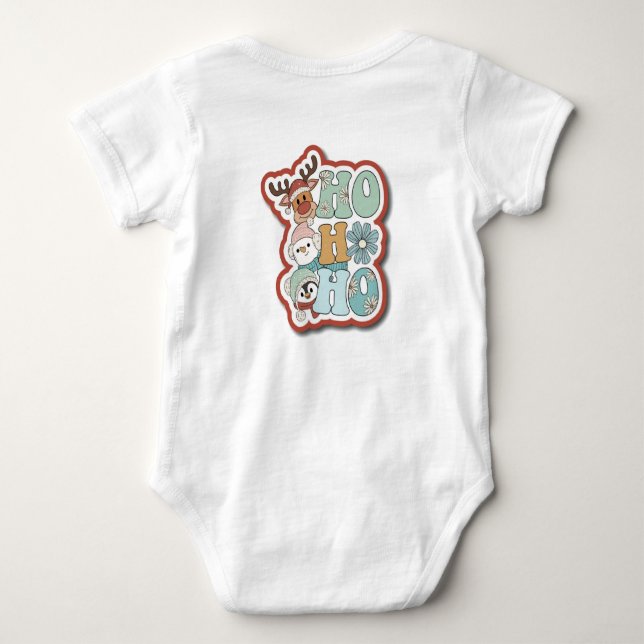Chirstimas Ho HO Baby Bodysuit (Back)
