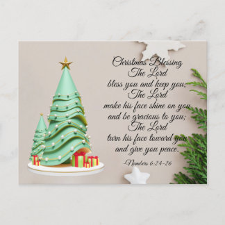Chirstmas Blessing Postcard