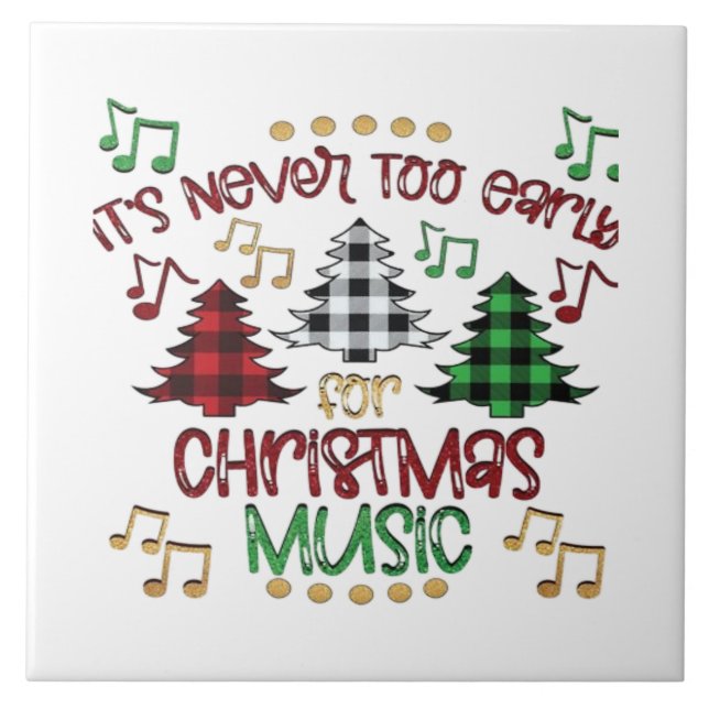Chirstmas Ceramic Tile (Front)